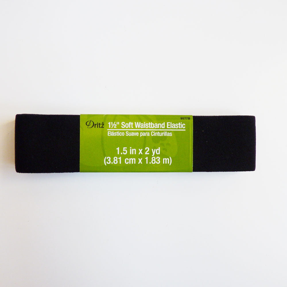 Elastic : Black Soft Waistband