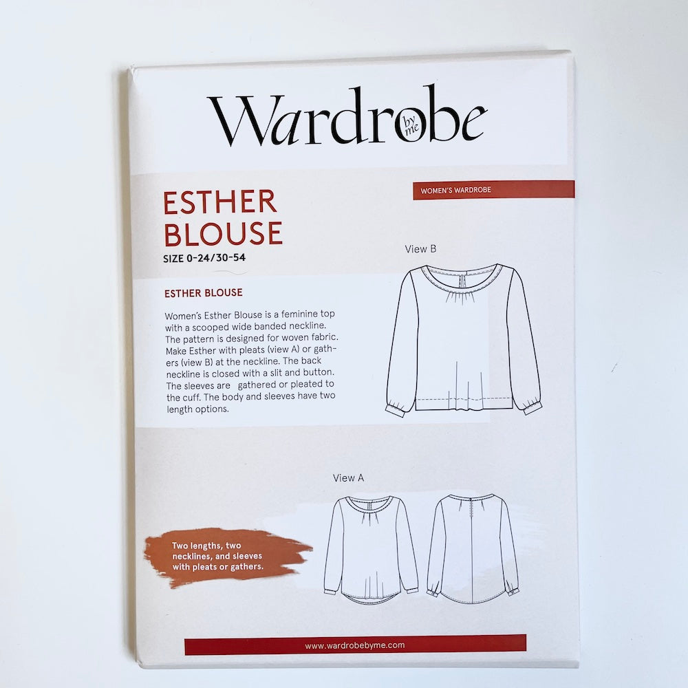Wardrobe by Me : Esther Peasant Blouse sewing pattern