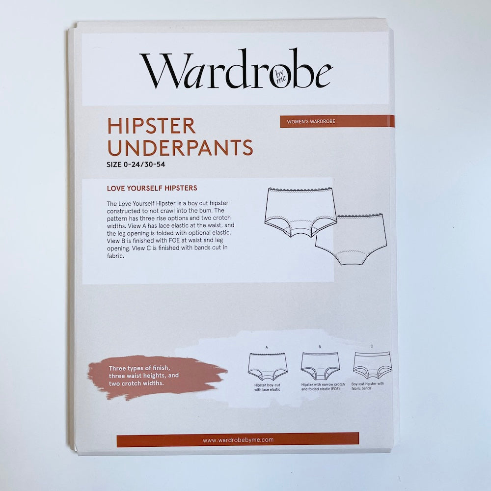 Wardrobe by Me : Love Yourself Hipster Underpants sewing pattern