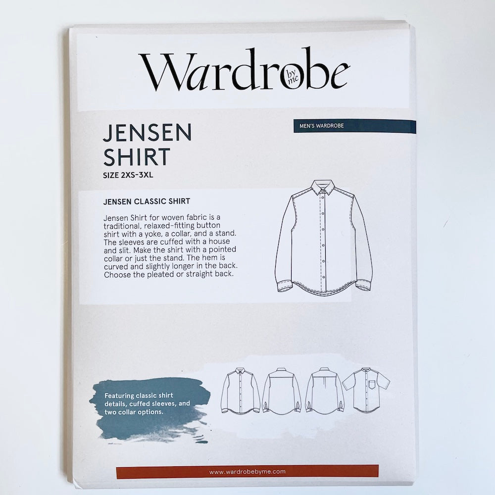 Wardrobe by Me : Jensen men Shirt sewing pattern