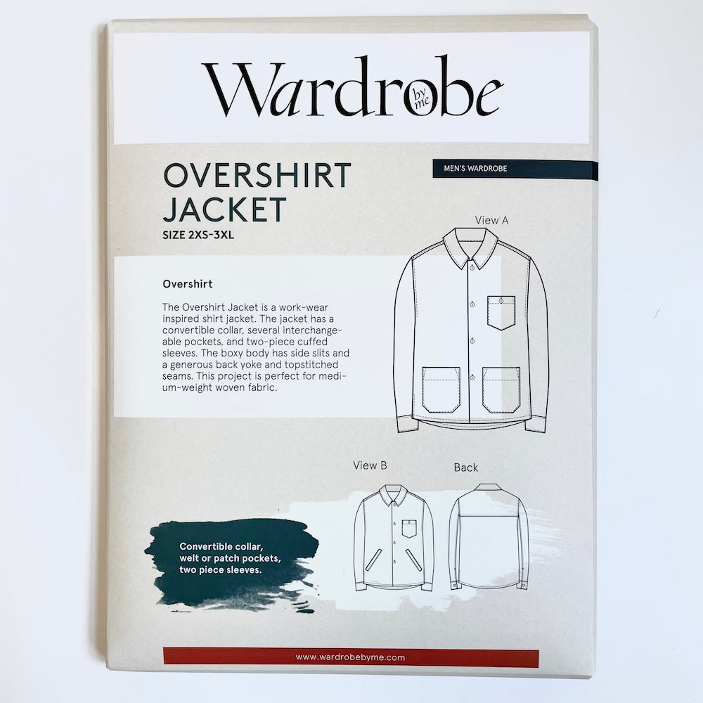 Wardrobe by Me : Overshirt Jacket sewing pattern