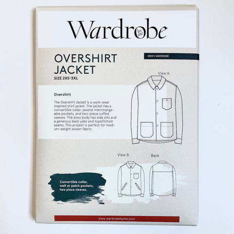 Wardrobe by Me : Overshirt Jacket sewing pattern