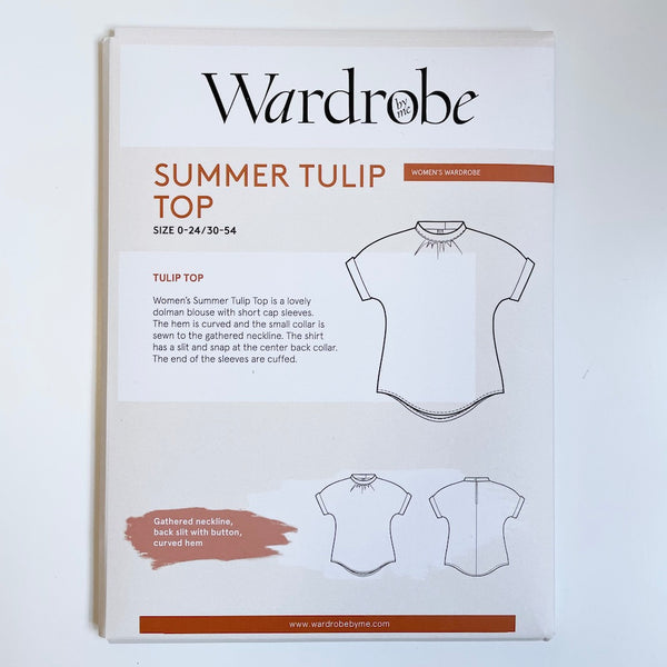 Wardrobe by Me : Summer Tulip Top sewing pattern