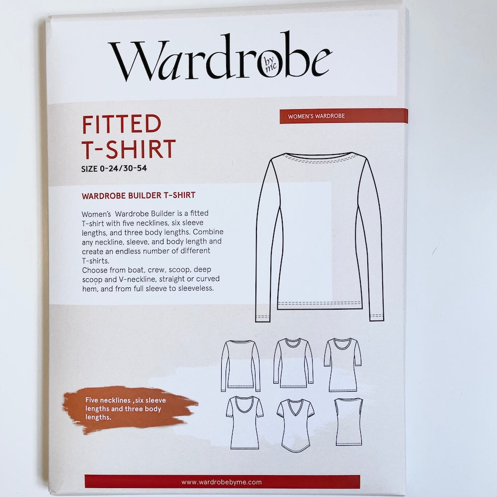 Wardrobe by Me : Fitted Wardrobe Builder T-Shirt sewing pattern