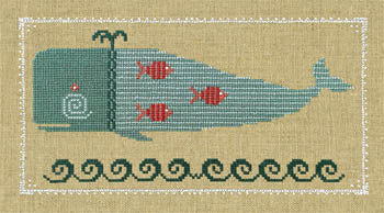 Counted Cross-Stitch Pattern: Winsome Whale