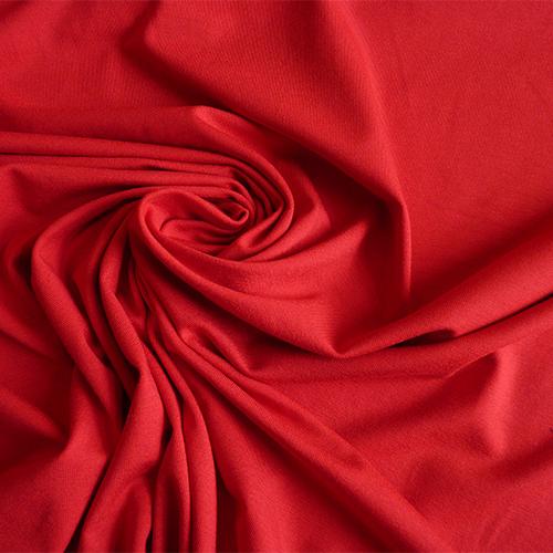 Viscose Jersey knit fabric - red